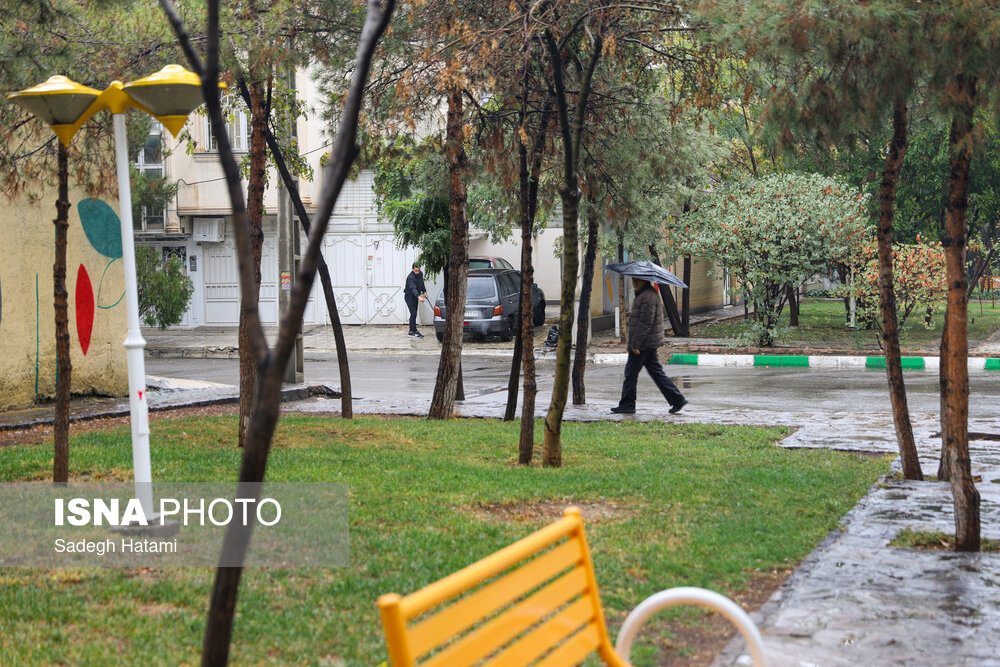 بارش پراکنده و وزش باد در برخی استان‌ها