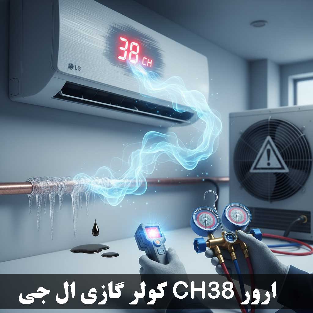 ارور ch38 کولر گازی ال جی