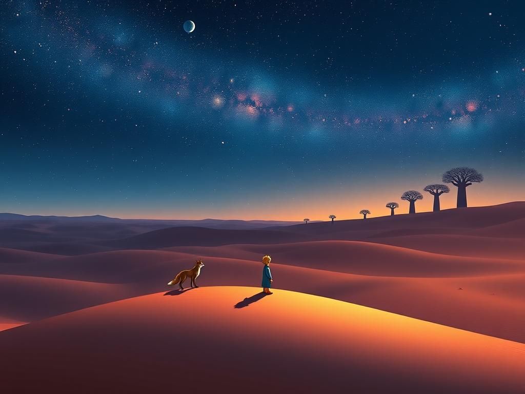 خلاصه شازده کوچولو: آثار تصویرگران جهان | حکیم زاده