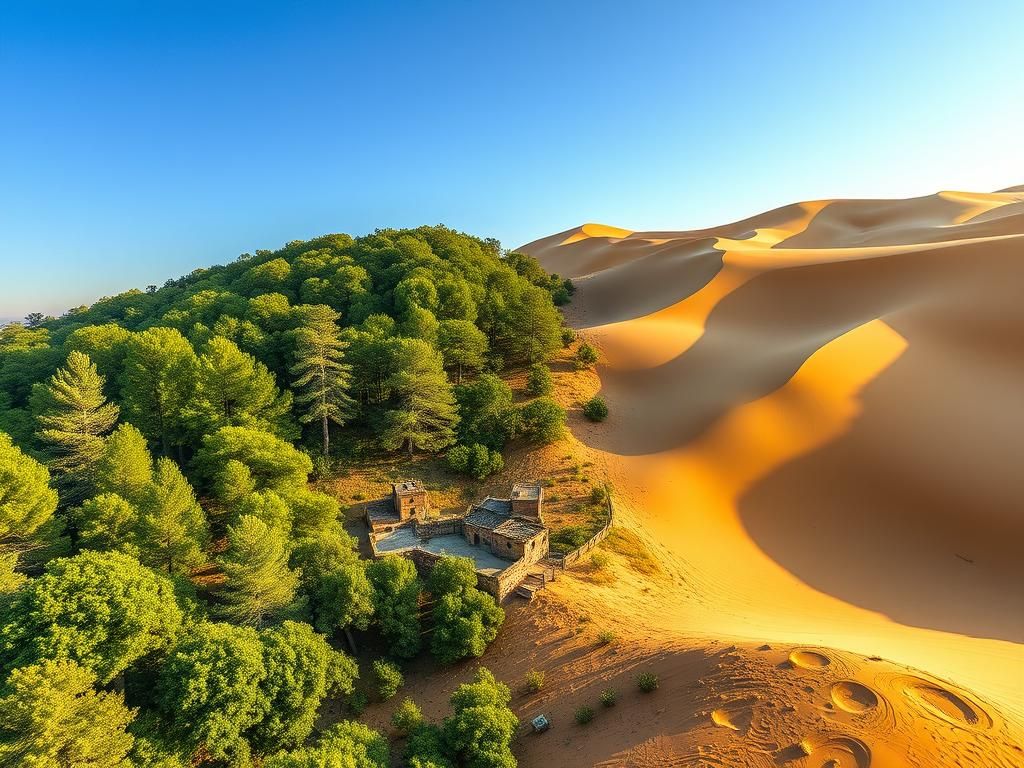 اوپرت سمنان | روستای شگفت انگیز در مرز کویر و جنگل