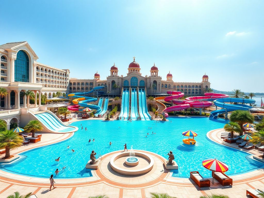 هتل ریکسوس لند آف لجندز بلک | Rixos | پارک آبی و رزرو